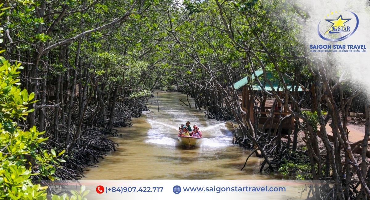 Khám phá rừng ngập mặn - Tour Vàm Sát Cần Giờ 1 ngày