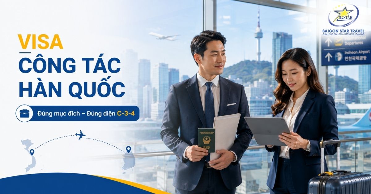 Visa Công Tác Hàn Quốc C-3-4: Hồ Sơ & Thư Mời | Saigon Star