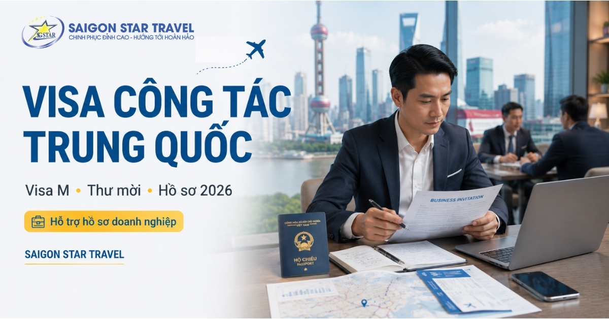 Visa Công Tác Trung Quốc (Visa M): Hồ Sơ & Thư Mời 2026
