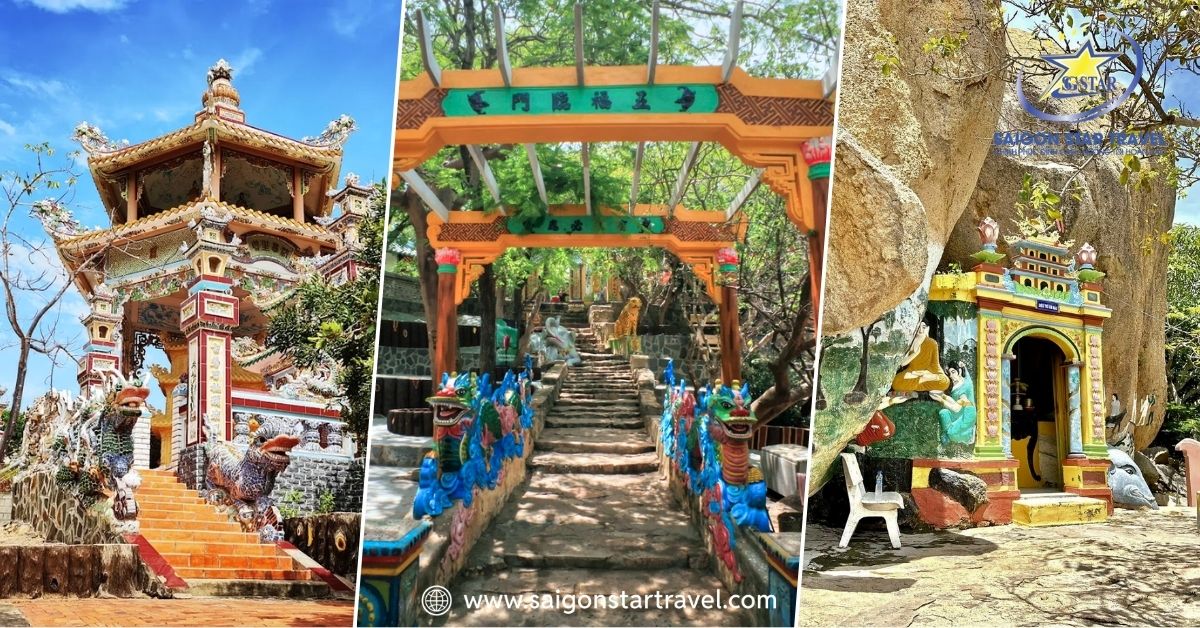 Tour Thầy Thím Cổ Thạch 2 Ngày 1 Đêm | Dinh Thầy Thím - Bãi đá bảy màu - Chùa Cổ Thạch