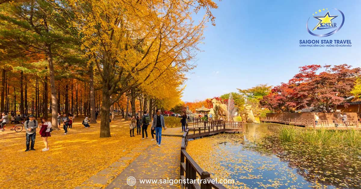 Tour Du Lịch Hàn Quốc 5N4Đ – Seoul – Đảo Nami – Tháp Nam San