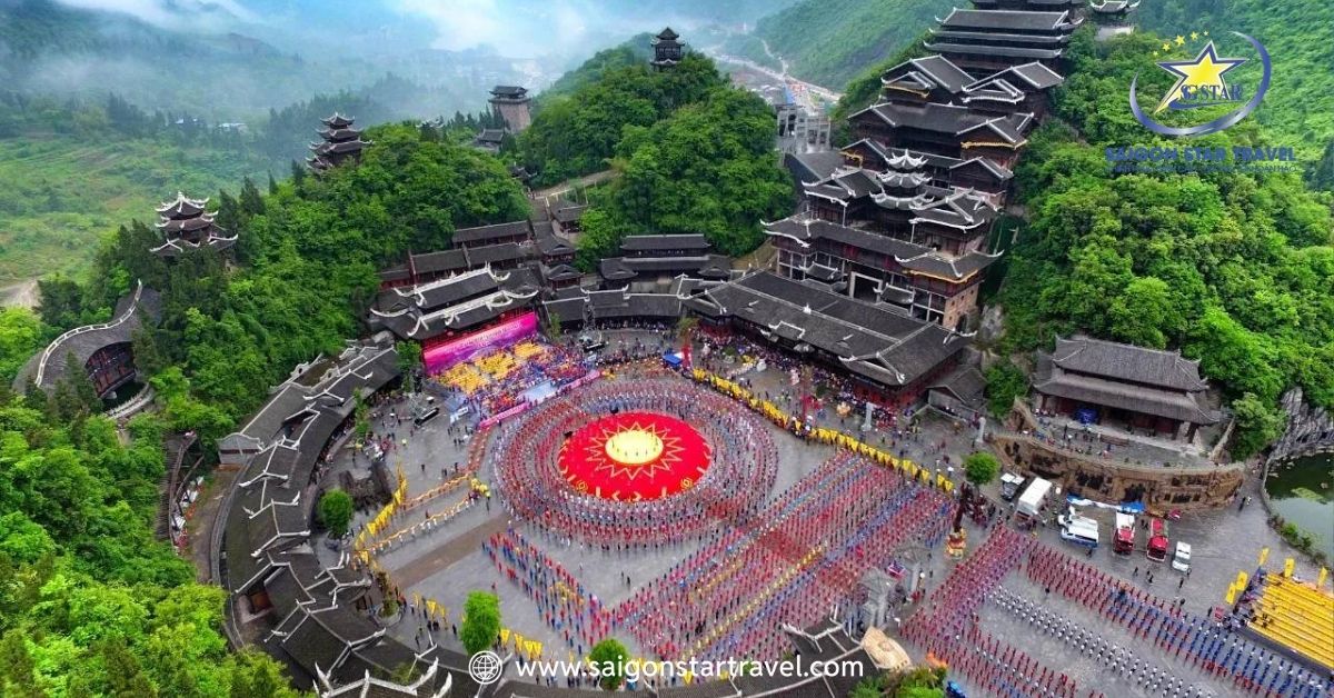 Tour Du lịch Trung Quốc 5N5Đ - Trùng Khánh - Vũ Long
