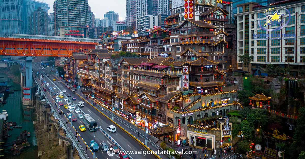 Tour Du lịch Trung Quốc 5N5Đ - Trùng Khánh - Vũ Long