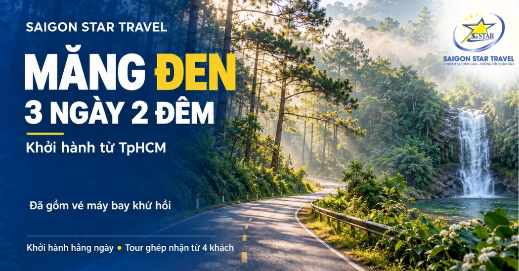 Tour Măng Đen 3 Ngày 2 Đêm Từ TpHCM Bằng Máy Bay | Tour Ghép Hằng Ngày