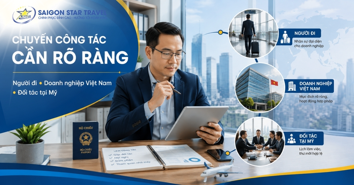 Dịch Vụ Visa Công Tác Mỹ B1 | Tư Vấn Hồ Sơ - Saigon Star Travel