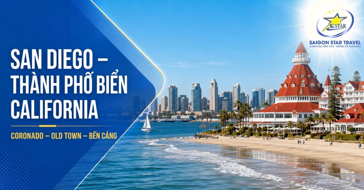 Tour Bờ Tây Mỹ 9 Ngày 8 Đêm Từ TpHCM – Los Angeles, Las Vegas, San Francisco