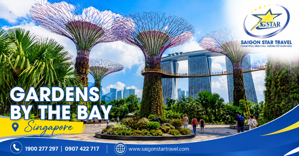 Tour Singapore 4 Ngày 3 Đêm Từ TpHCM: Merlion Park, Gardens By The Bay, Sentosa, SEA Aquarium