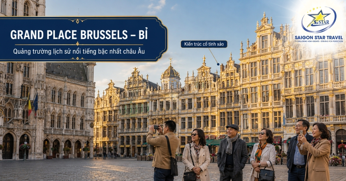 Tour Châu Âu 6 Nước 9N8Đ: Đức – Hà Lan – Bỉ – Pháp – Thụy Sĩ – Ý