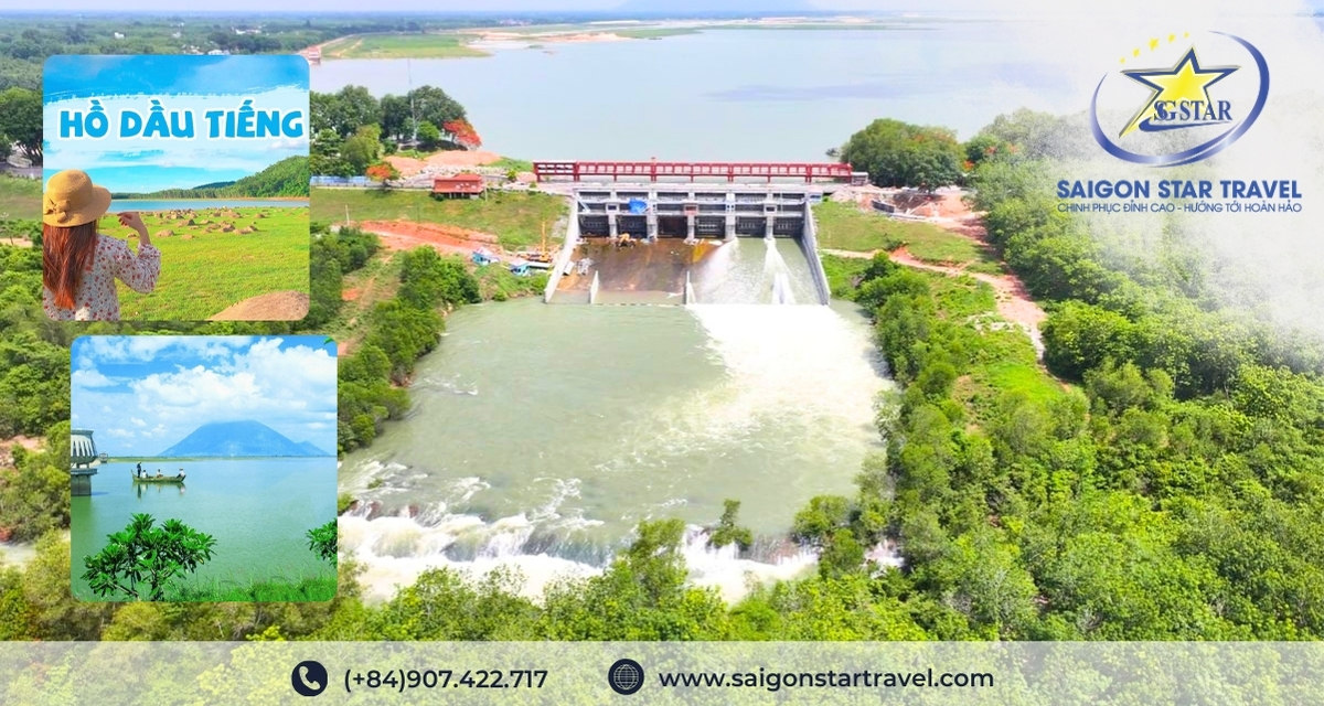 Hồ Dầu Tiếng - Tour Tây Ninh 2 ngày 1 đêm