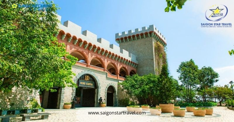 Check in Lâu Đài Rượu Vang - Tour Phan Thiết 4 ngày 3 đêm