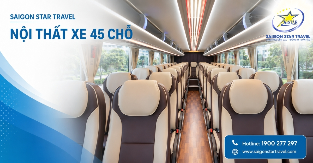 Thuê Xe 45 Chỗ Tại TpHCM Có Tài Xế, Bảng Giá Mới 2026