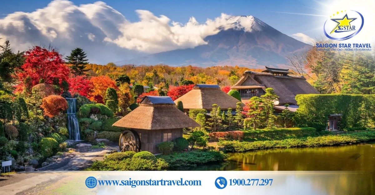 Tour Nhật Bản 7N6Đ Tokyo - Phú Sĩ - Kyoto - Osaka Từ TpHCM