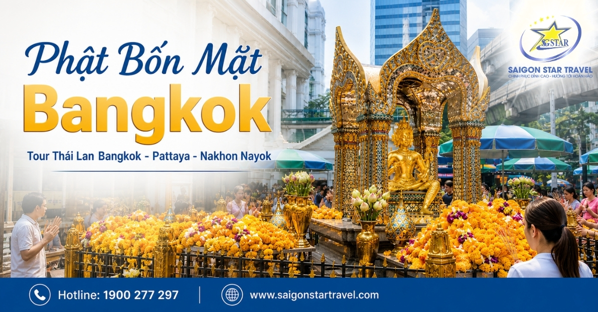Tour Thái Lan Bangkok - Pattaya - Nakhon Nayok 5 Ngày 4 Đêm Từ TpHCM