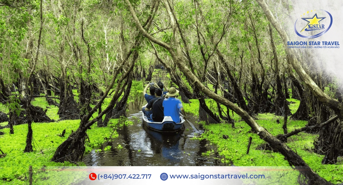 Tour Vàm Sát Cần Giờ 1 Ngày | Đi Cano Khám Phá Rừng Ngập Mặn Giá Tốt