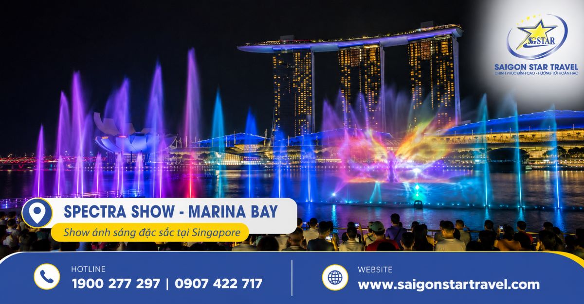 Tour Singapore 4 Ngày 3 Đêm Từ TpHCM: Merlion Park, Gardens By The Bay, Sentosa, SEA Aquarium