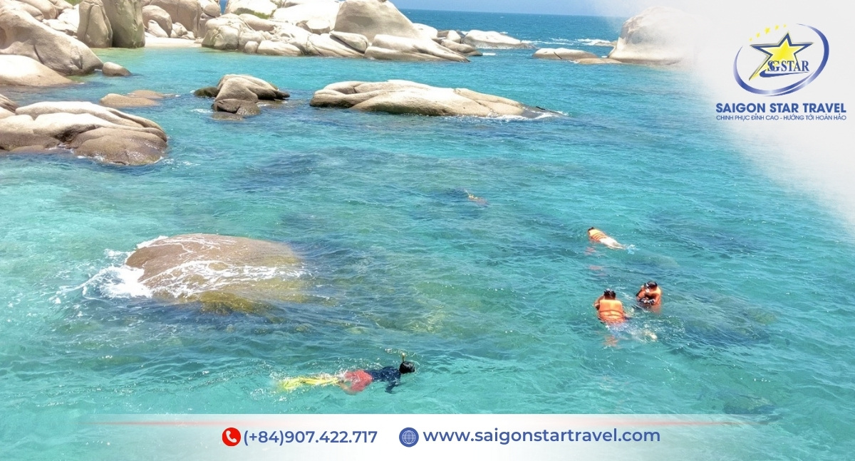 Tắm biển Cù Lao Câu - Tour Cù Lao Câu 1 Ngày