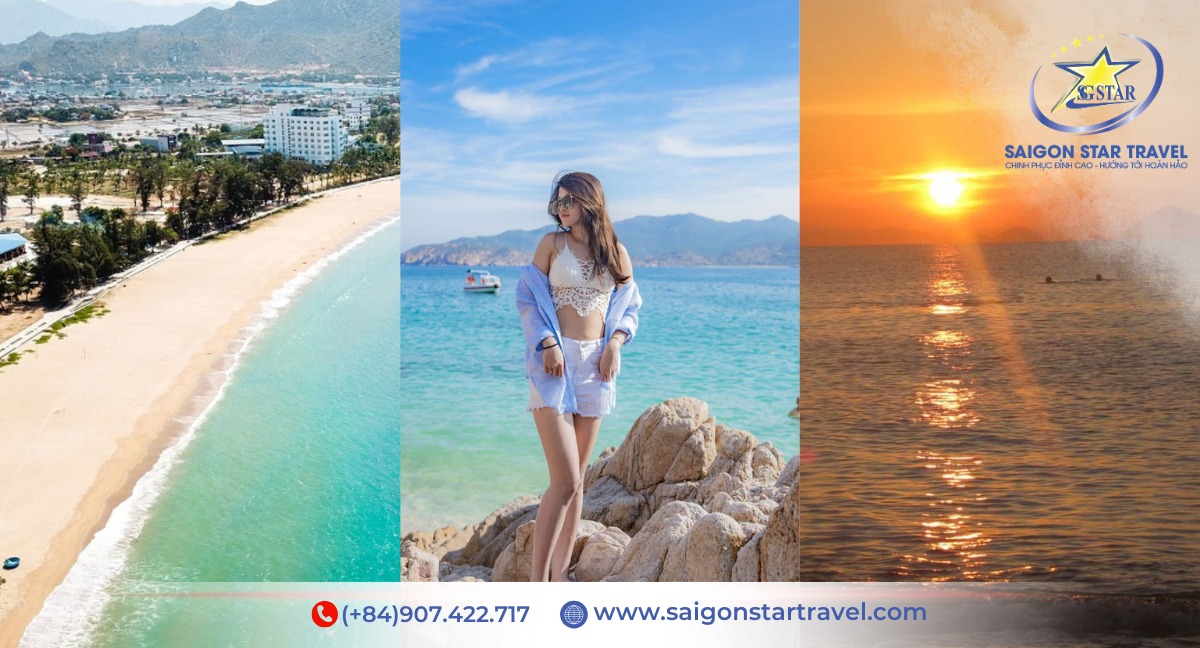 Checkin và tắm biển đẹp Ninh Chữ - Tour Ninh Chữ Bình Hưng 3 ngày 2 đêm