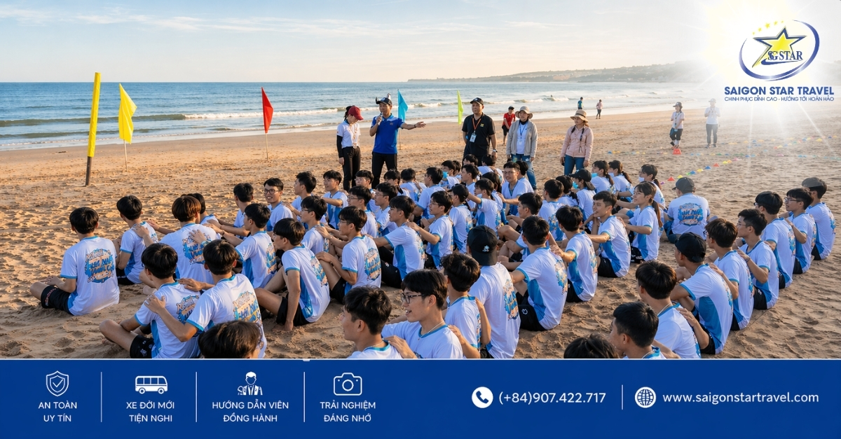Tour Học Sinh Phan Thiết 2 Ngày 1 Đêm Cho THCS, THPT | Học Tập Trải Nghiệm & Gắn Kết