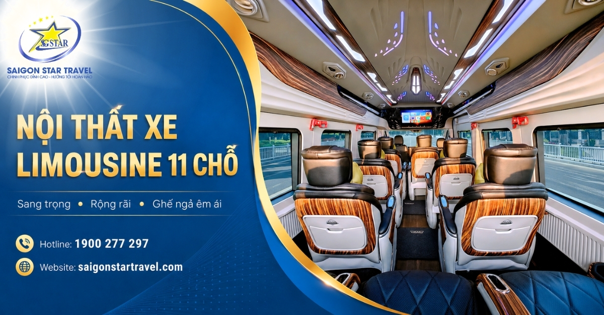 Thuê Xe Limousine 11 Chỗ Tại TpHCM Có Tài Xế