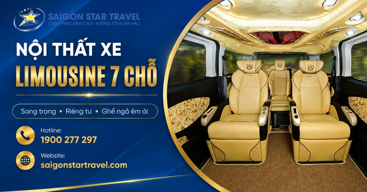 Thuê Xe Limousine 7 Chỗ Tại TpHCM Có Tài Xế