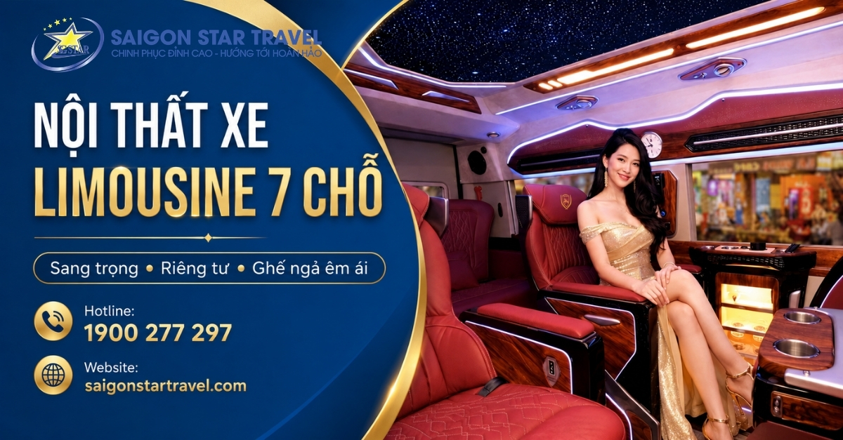 Thuê Xe Limousine 7 Chỗ Tại TpHCM Có Tài Xế