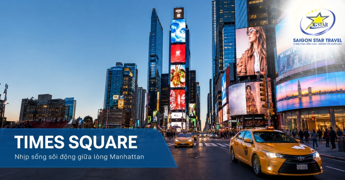 Tour Bờ Đông Mỹ 7 Ngày 6 Đêm Từ TpHCM: New York - Washington D.C