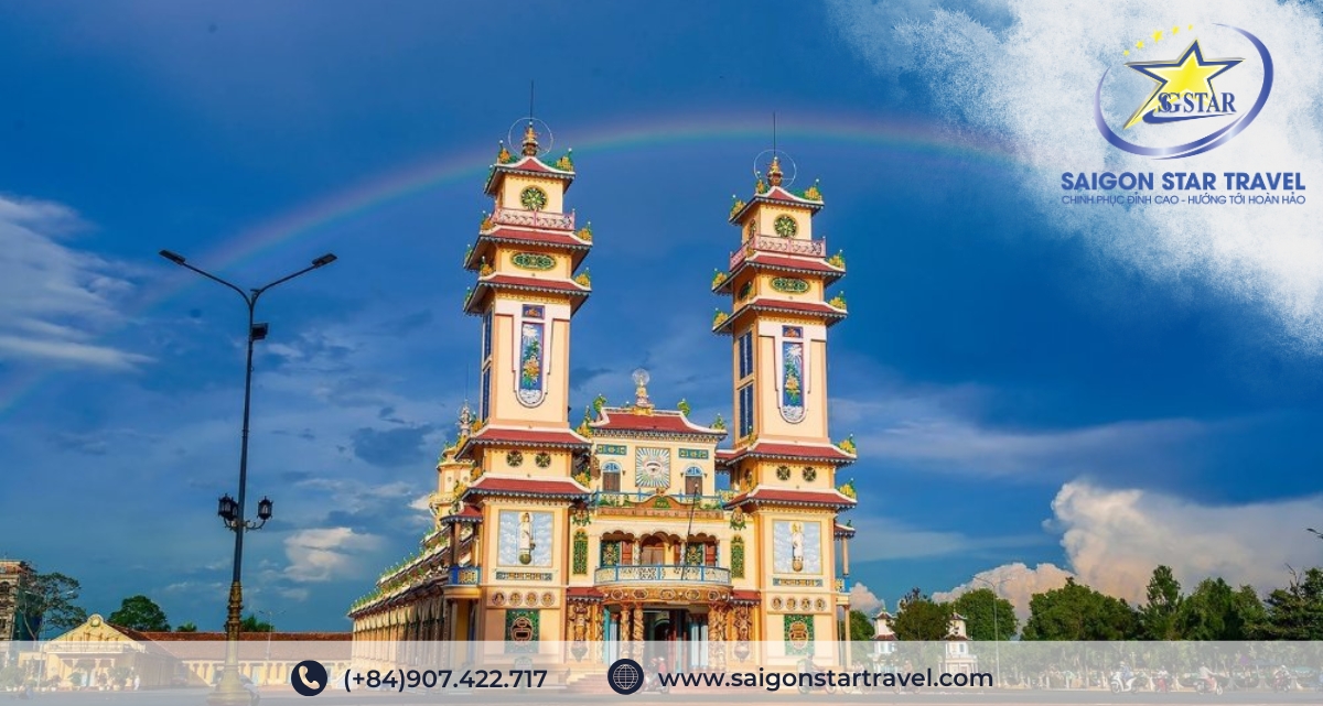 Tour Tây Ninh 1 Ngày | Núi Bà Đen - Tòa Thánh Cao Đài - Hành Hương Chùa Chiền