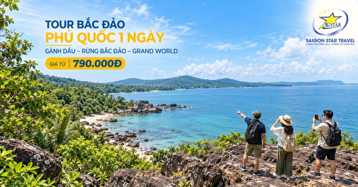 Tour Bắc Đảo Phú Quốc 1 Ngày - Gành Dầu, Rừng Nguyên Sinh, Grand World