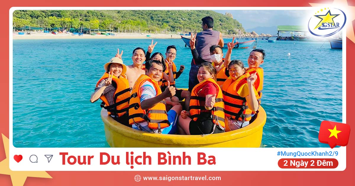 Tour Bình Ba 2 Ngày 2 Đêm Lễ 2/9 | Du ngoạn Vĩnh Hy - Tiệc Hải sản Tôm Hùm