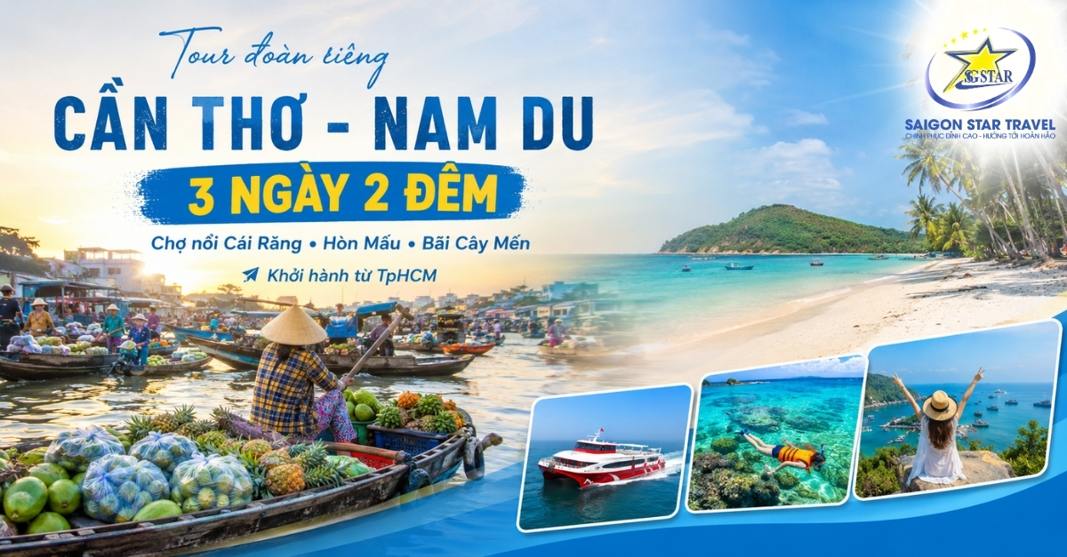 Tour Cần Thơ Nam Du 3 Ngày 2 Đêm Từ TpHCM | Đoàn Riêng