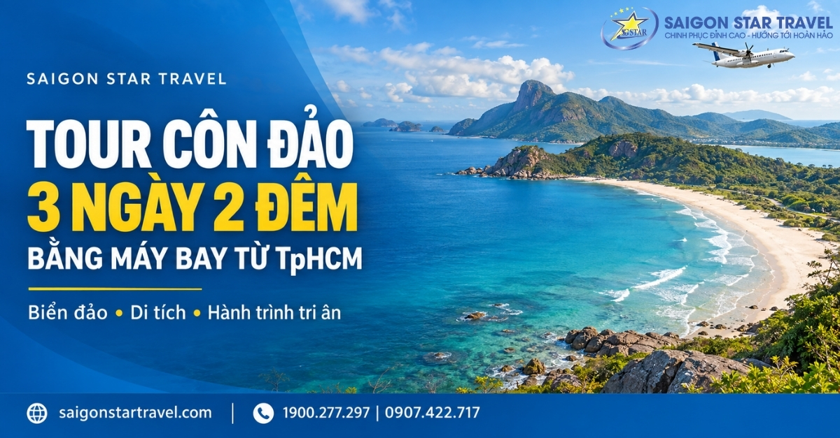 Tour Côn Đảo 3 Ngày 2 Đêm Bằng Máy Bay Từ TpHCM