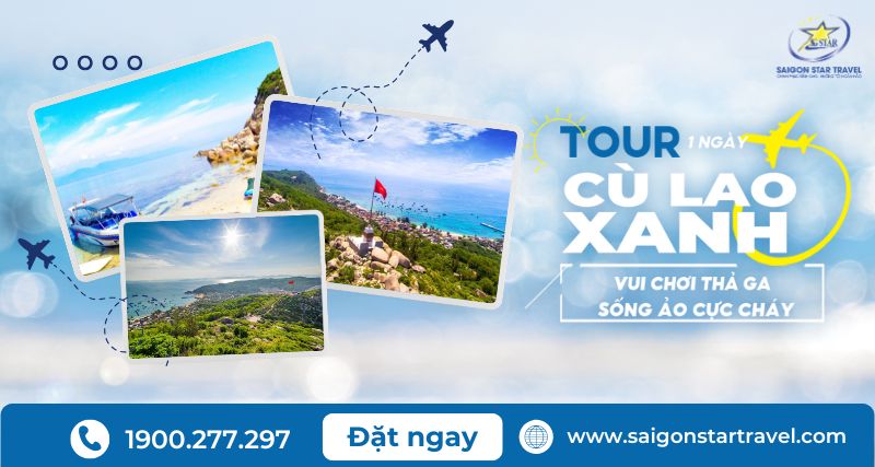 Tour Cù Lao Xanh 1 Ngày | Vui Chơi Thả Ga, Sống Ảo Cực Cháy