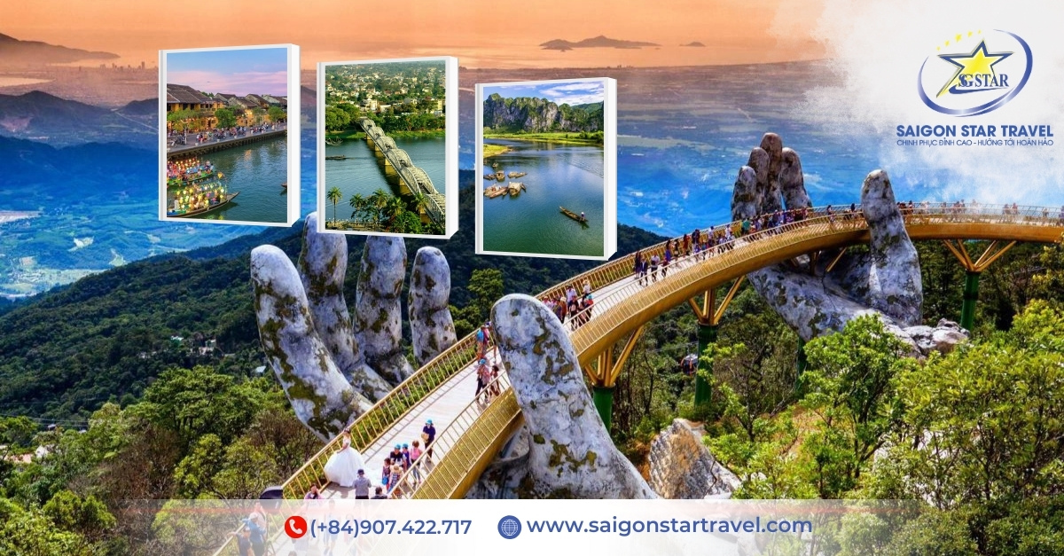Tour Đà Nẵng - Hội An - Huế - Quảng Bình 5N4Đ | Bao Vé Máy Bay Từ TpHCM | Thứ 4 & Thứ 7 Hàng Tuần