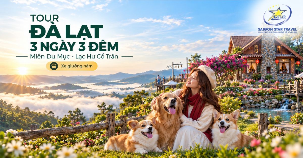 Tour Đà Lạt 3 Ngày 3 Đêm Từ TpHCM Bằng Xe Giường Nằm