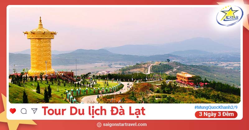 Tour Đà Lạt Lễ 2/9 - Bao trọn gói – 3N3Đ