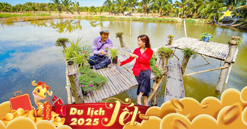 Tour Trà Vinh - Cồn Hô 1 Ngày - Tết Nguyên Đán 2025