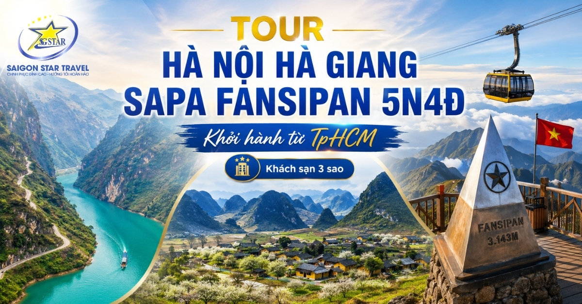 Tour Hà Nội Hà Giang Sapa Fansipan 5N4Đ Từ TpHCM