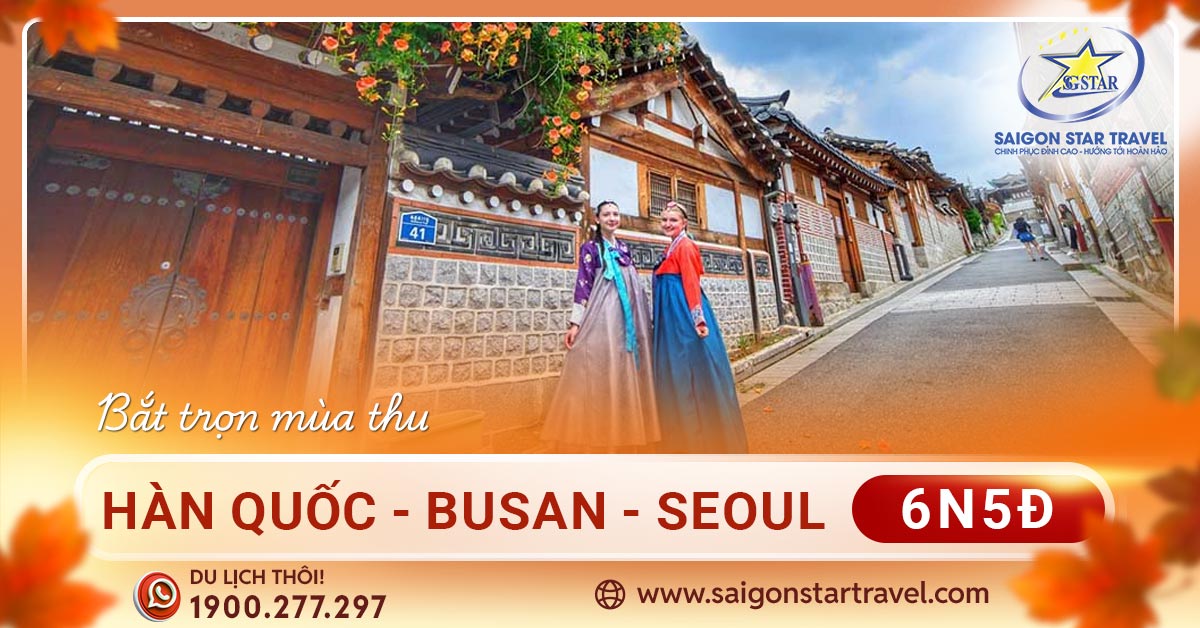 Tour Hàn Quốc - Busan - Daegu - Seoul 6 Ngày 5 Đêm