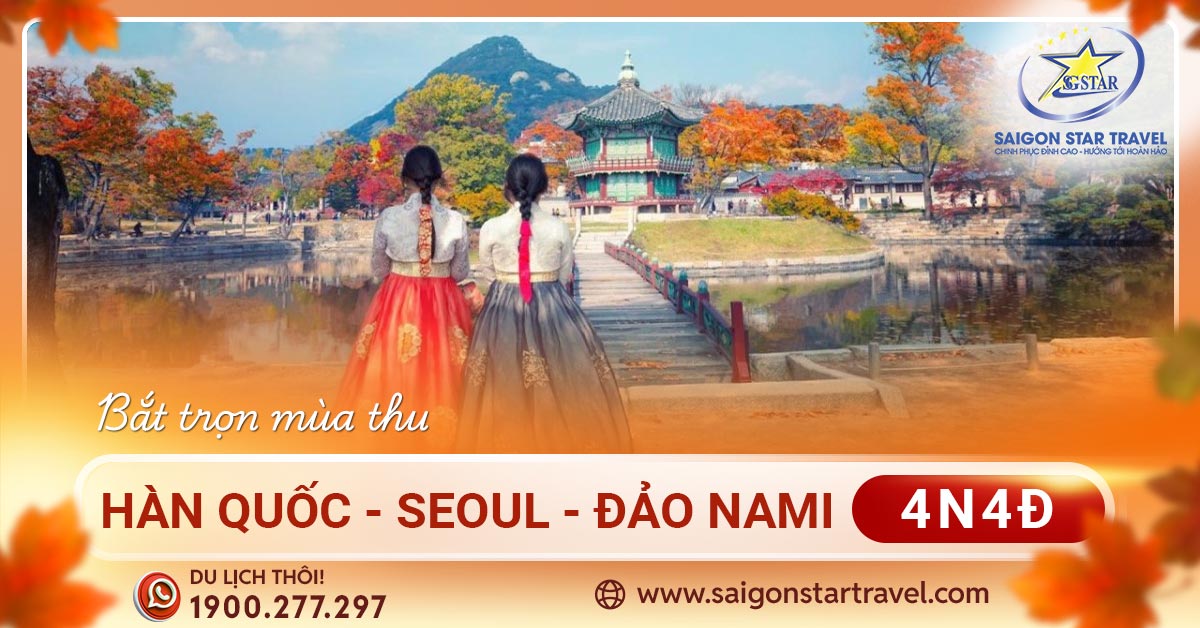 Tour Du Lịch Hàn Quốc 4 Ngày 4 Đêm