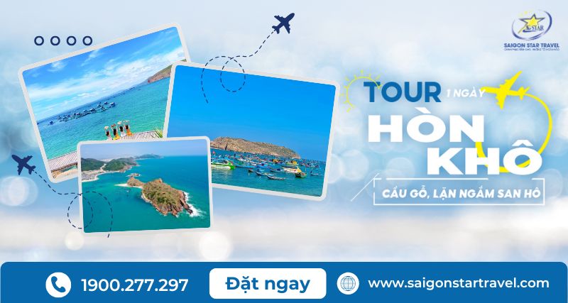 Tour Hòn Khô 1 Ngày - Check-in Cầu Gỗ, Lặn Ngắm San Hô