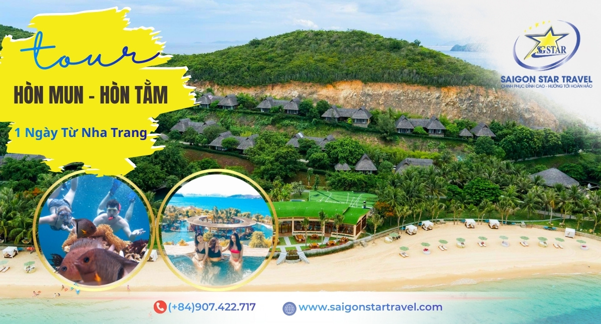 Tour Hòn Tằm Hòn Mun 1 Ngày | Cano Lặn Biển - Tắm Bùn - Tắm Khoáng