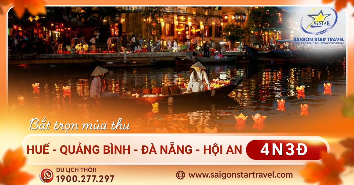 Tour Huế Quảng Bình Hội An Đà Nẵng 4 Ngày 3 Đêm