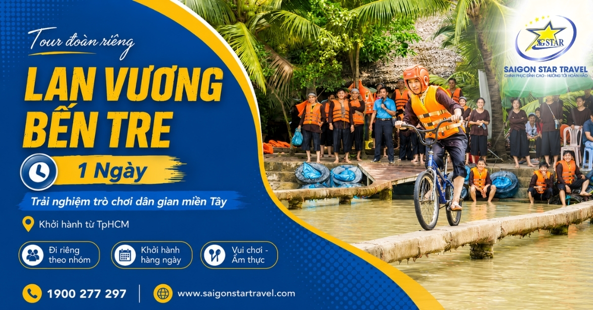 Tour Lan Vương Bến Tre 1 Ngày Từ TpHCM Cho Đoàn Riêng