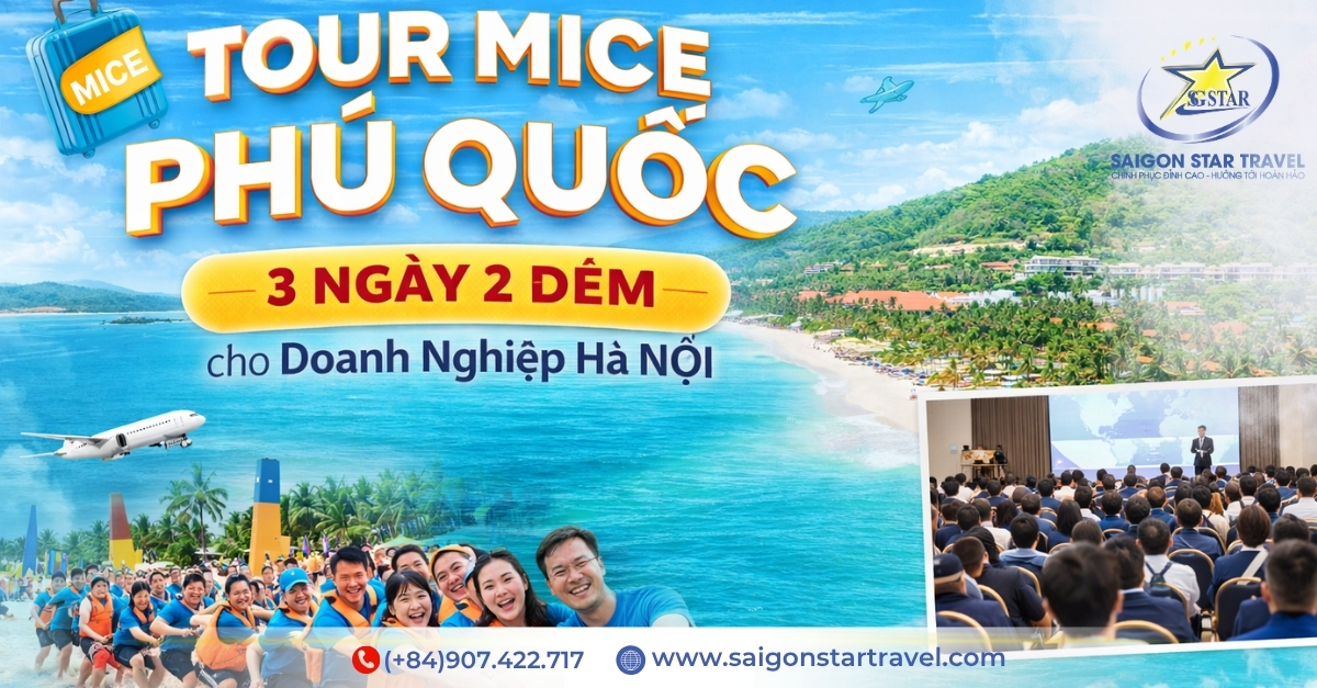 Tour MICE Phú Quốc 3N2Đ cho Doanh Nghiệp Hà Nội