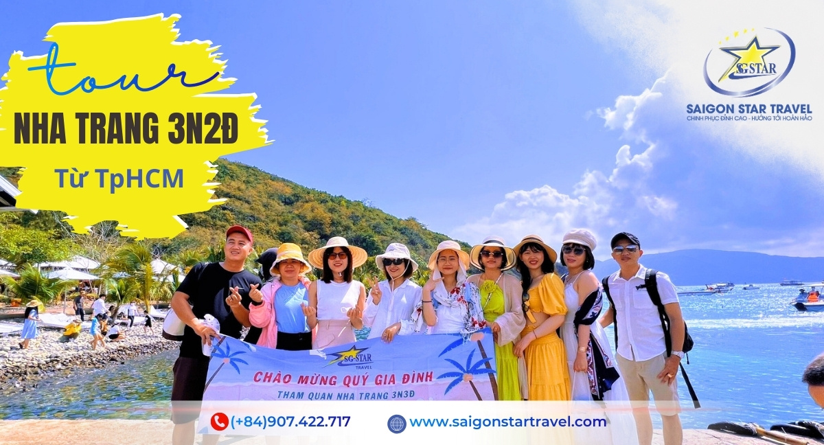 Tour Nha Trang 3 Ngày 2 Đêm Đi Xe Từ TpHCM | KS 3-4-5 Sao | Trọn Gói, Giá Tốt 2026