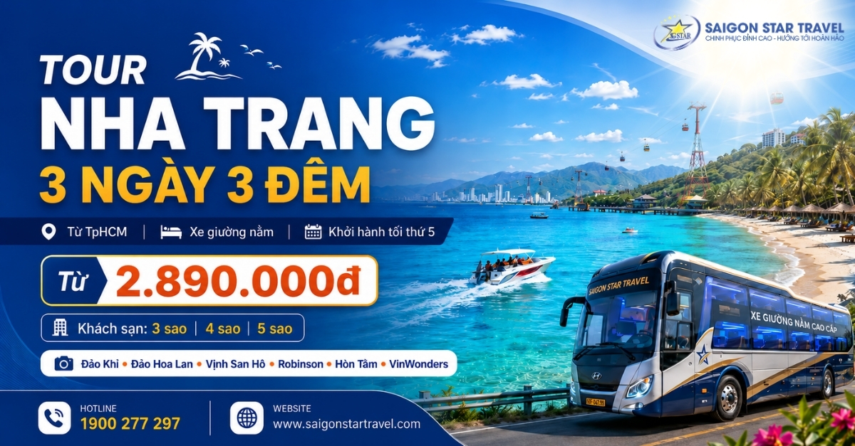 Tour Nha Trang 3 Ngày 3 Đêm Từ TpHCM: Xe Giường Nằm, Khách Sạn 3-4-5 Sao, Nhiều Lựa Chọn Ngày 2