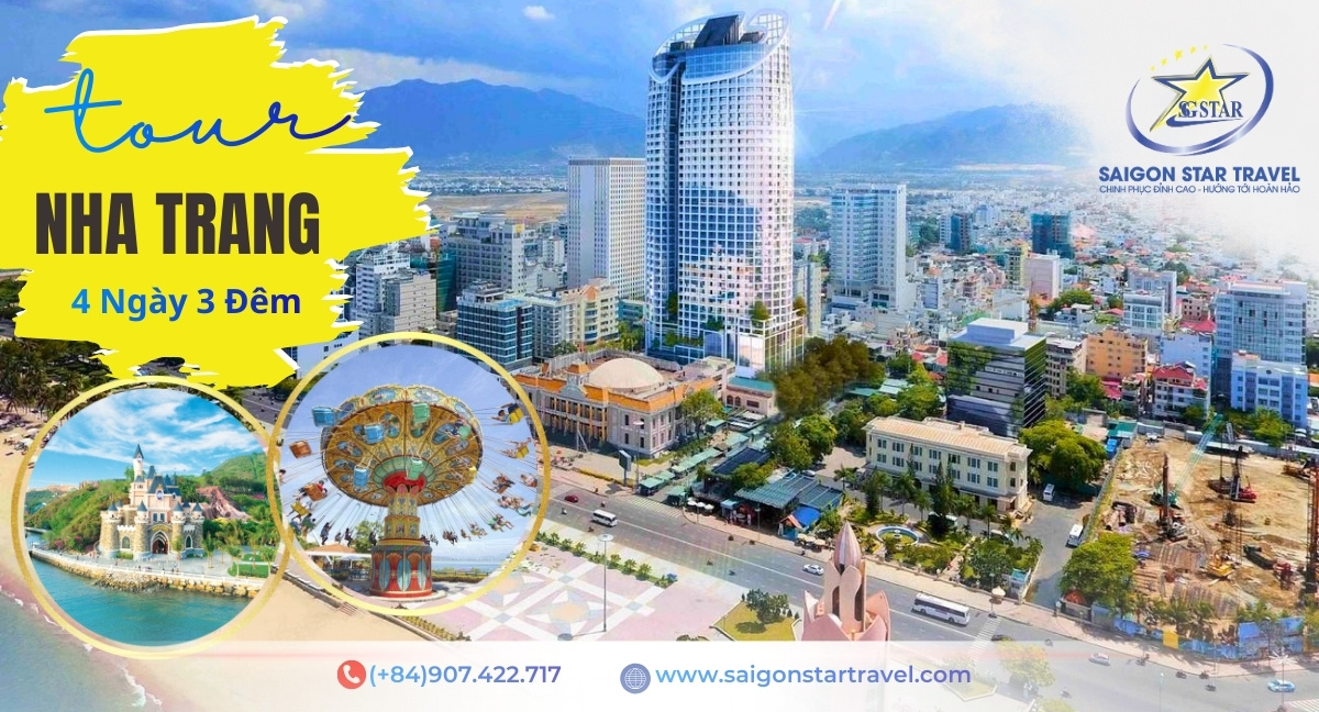 Tour Nha Trang 4 Ngày 3 Đêm Trọn Gói | Nhập Đoàn Trưa Đối Với Khách Đi Xe, Đi Tàu, Đi Máy Bay | VinWonders, Du Ngoạn Đảo, Tắm Bùn