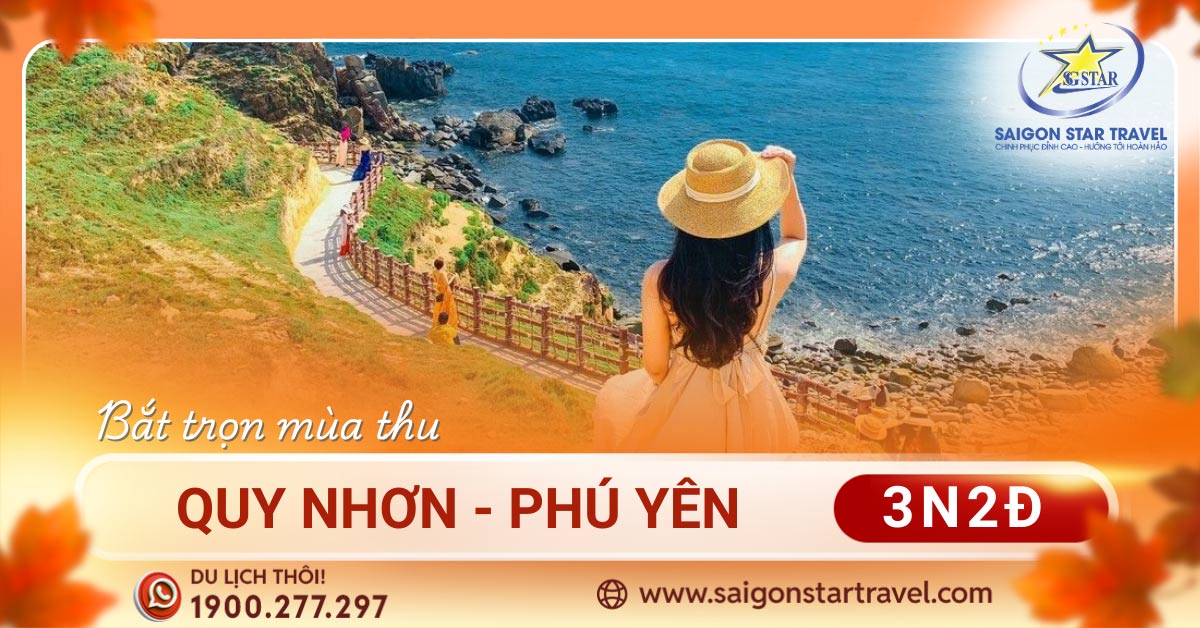Tour Quy Nhơn Phú Yên 3 Ngày 2 Đêm: Bay Thẳng Từ TpHCM, Lịch Trình Cực Đẹp, Giá Ưu Đãi
