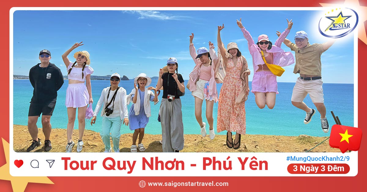 Tour Quy Nhơn Phú Yên 3 Ngày 3 Đêm Lễ 2/9