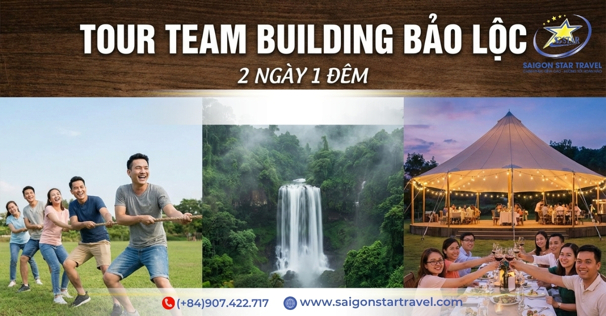 Tour Team Building Bảo Lộc 2 Ngày 1 Đêm Dành Cho Doanh Nghiệp